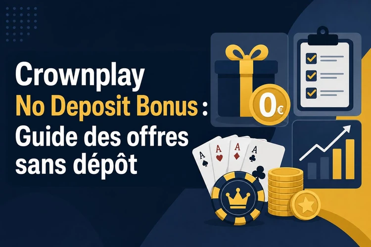 Crownplay No Deposit Bonus: Guide des offres sans dépôt