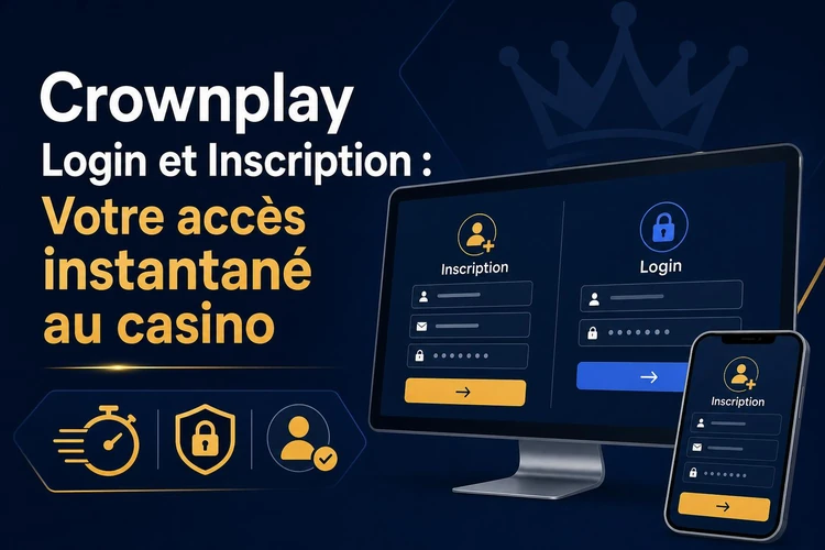 Crownplay Login et Inscription: Votre accès instantané au casino