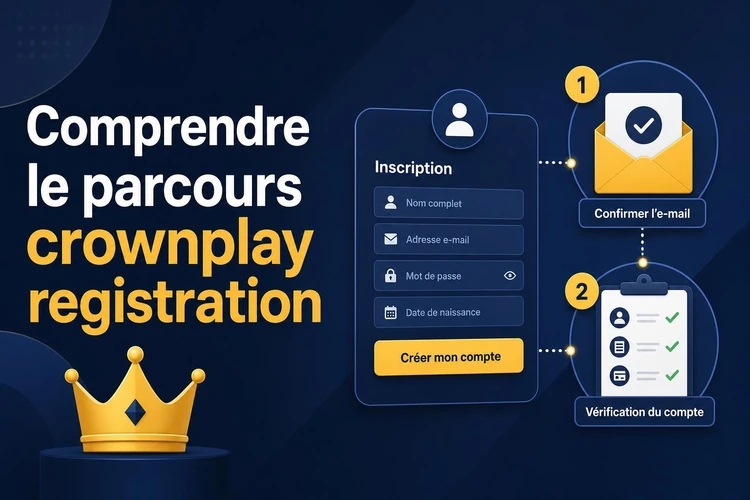 Comprendre le parcours crownplay registration