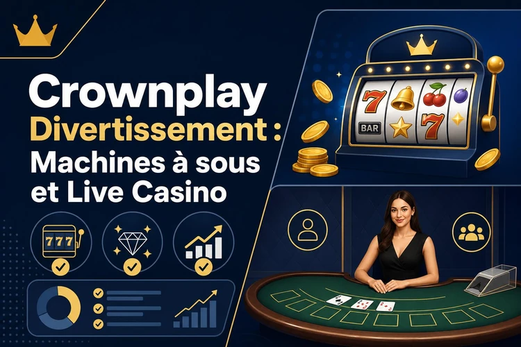 Crownplay Divertissement: Machines à sous et Live Casino