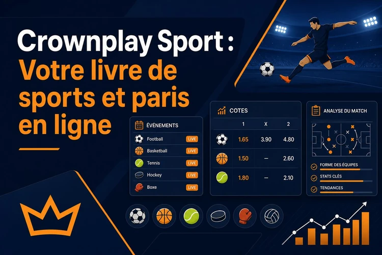Crownplay Sport: Votre livre de sports et paris en ligne